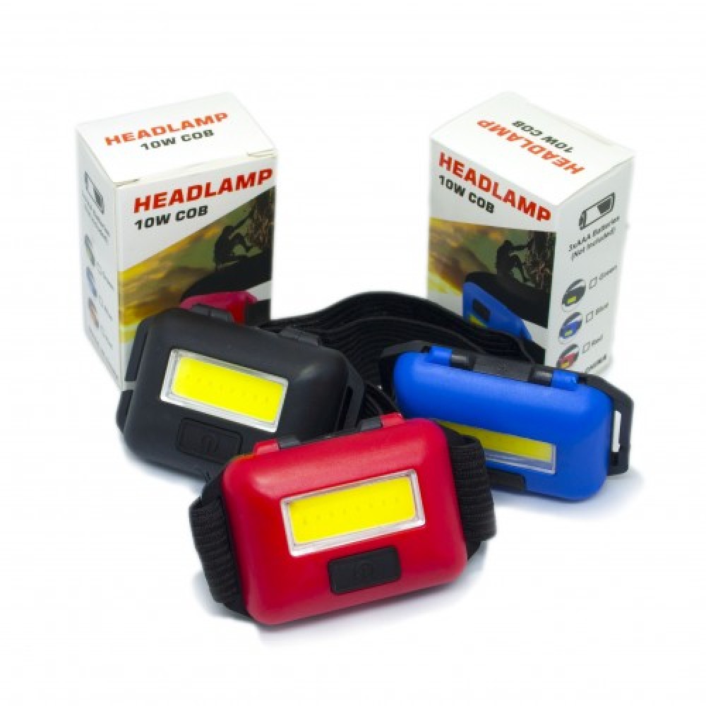 Фонарь на лоб HEADLAMP 10W COB