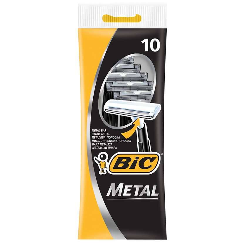 Станок для бритья BIC метал (10шт/пач)